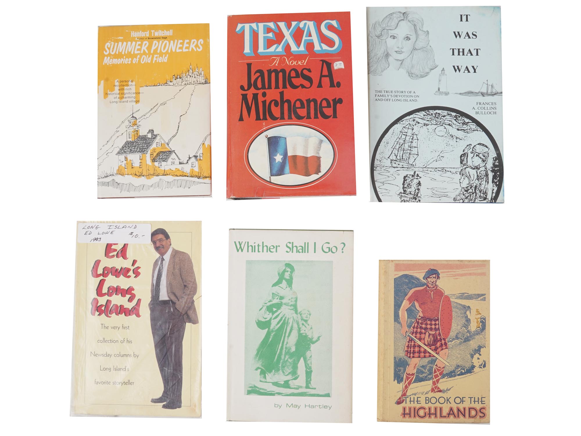 SIX VINTAGE AMERICAN NOVEL BOOKS COLLECTION PIC-0